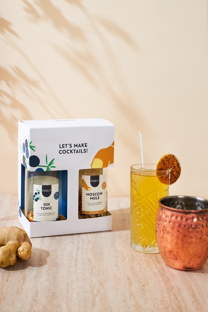﻿Pineut Cocktail | giftpack | Gin Tonic & Moscow Mule