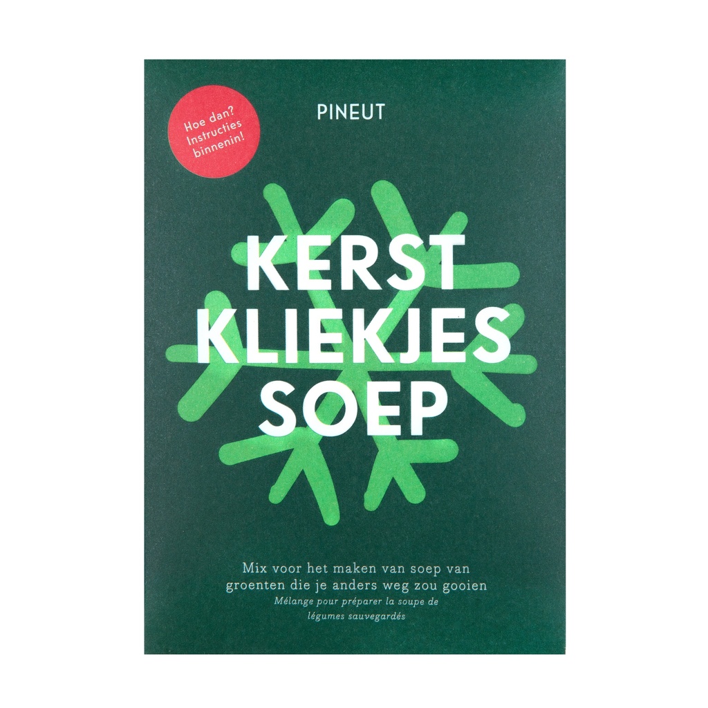 Pineut No waste starter per post | Kerstkliekjessoep - brievenbus cadeau